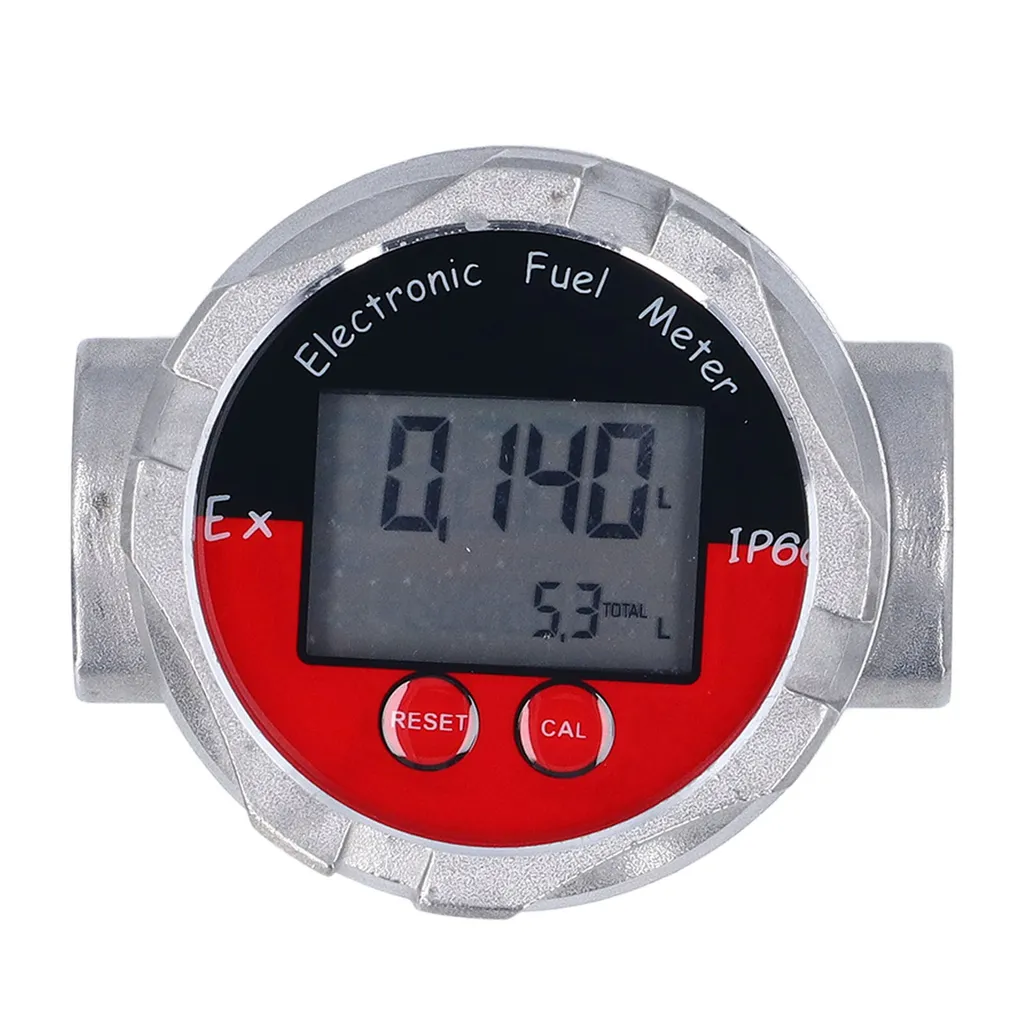 Misuratore di Portata 1 Pollice Digitale | LCD Turbina Alta Precisione