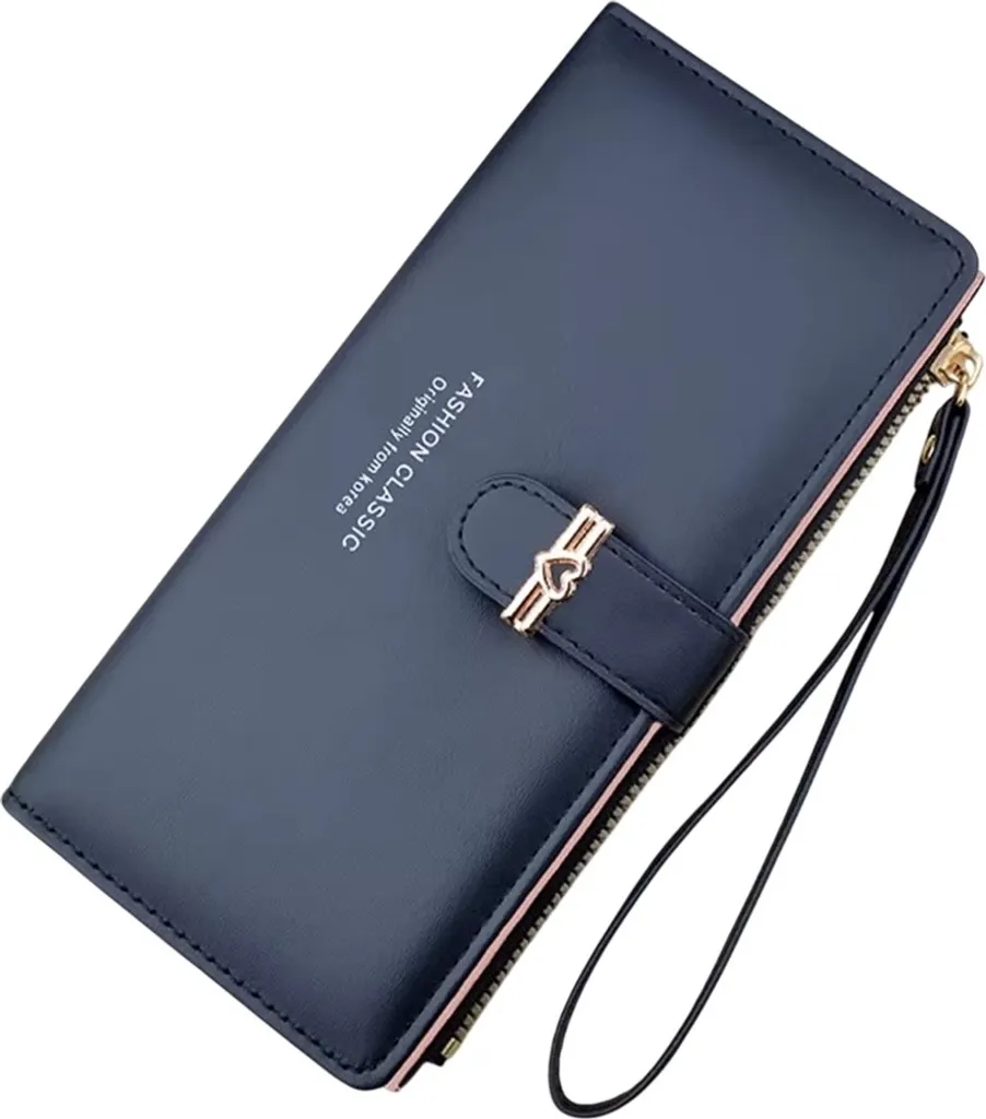 Portafoglio Yuka Nero KP36254 - Eleganza in Vera Pelle per Donna