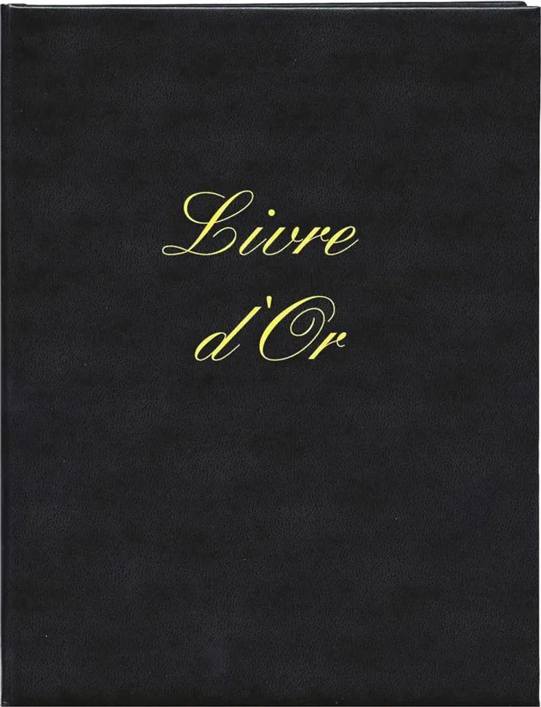 Livre d'Or Noir ELVE : Ne Perdez Plus Aucun Message de vos Invités de Fête