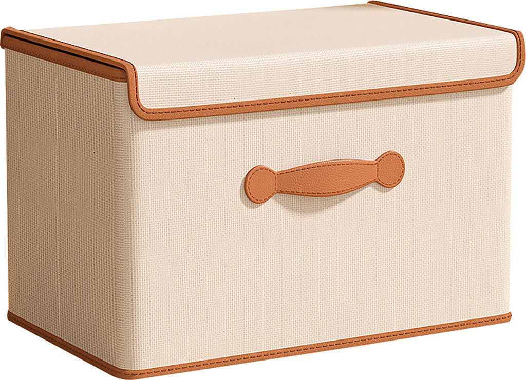Aufbewahrungsbox für Kleidung, großes Fassungsvermögen, mit Griff und Deckel, staubdicht, feuchtigkeitsbeständig, faltbar, hohe Tragfähigkeit,...