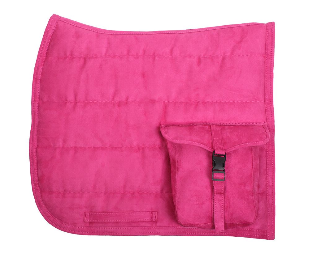 Puff pad mit tasche Fuchsia Full