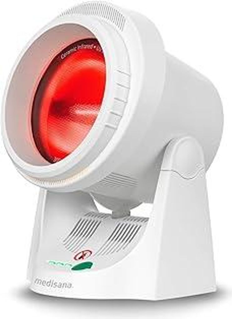 medisana IR 850 Infrarot-Wärmelampe 300 Watt, Infrarotleuchte zur Verbesserung des Wohlbefindens, Wärmestrahler zur Entspannung der Muskulatur mi...