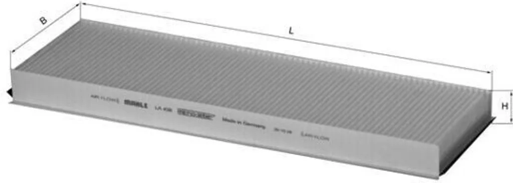 MAHLE LA 438 Filtre d'habitacle à pollen pour RENAULT TRUCKS AGORA