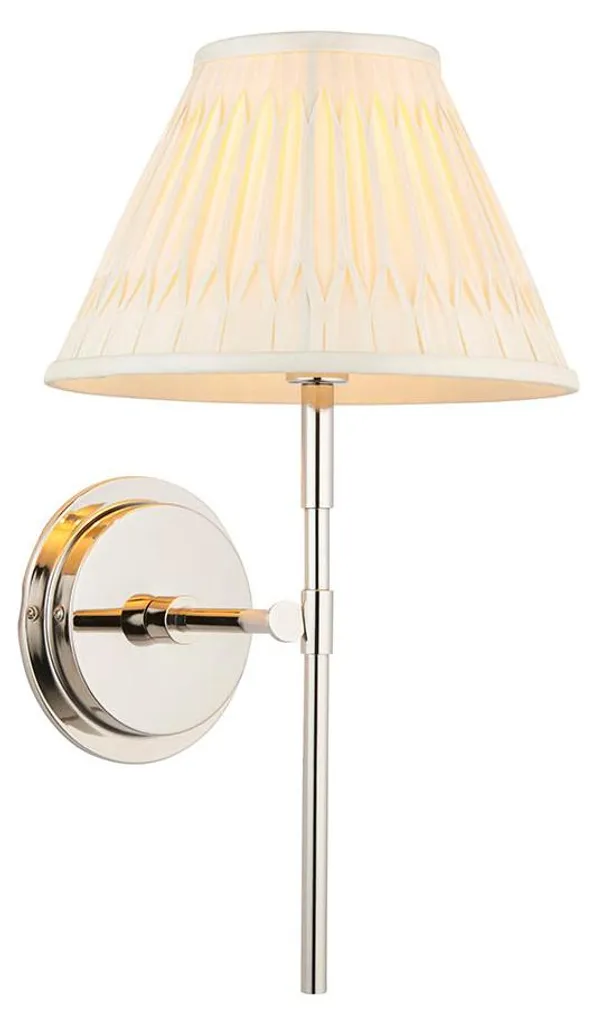 Applique murale fine 50cm nickel : optimisez votre espace avec style