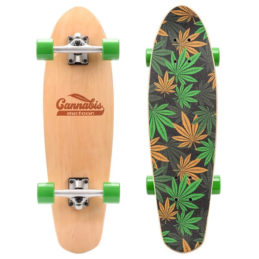 Skateboard MTR Cannabis Robuste pour Éviter l'Usure Prématurée du Plateau