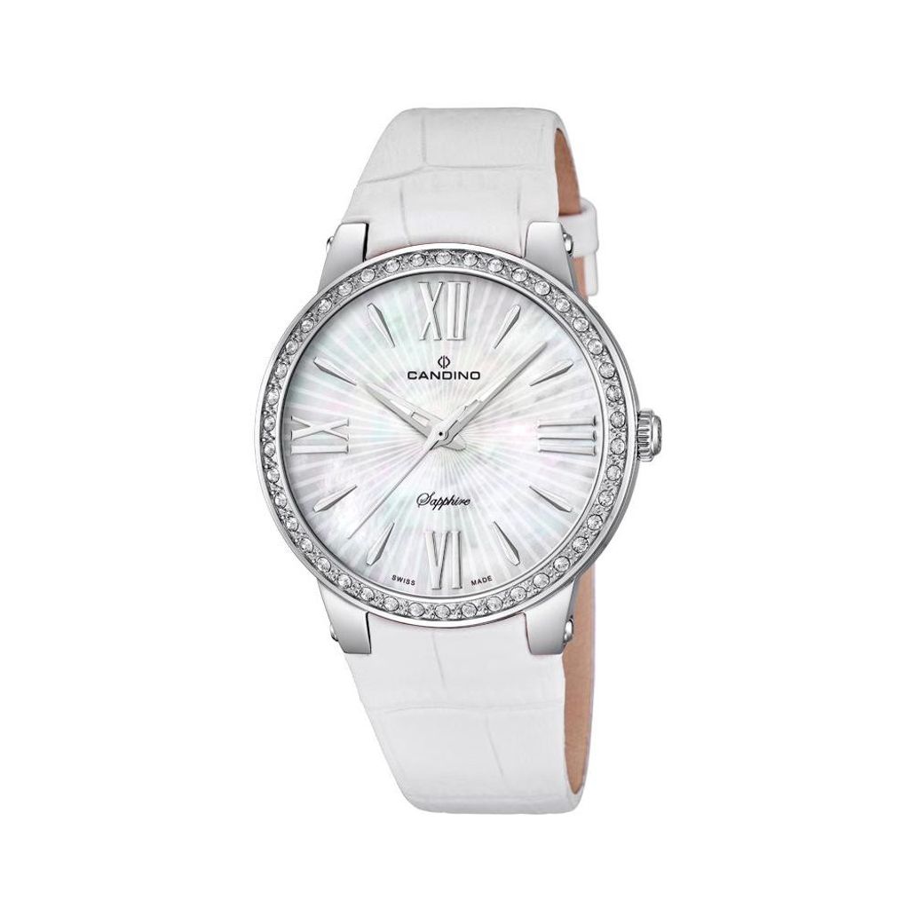 Candino Uhr Damen Armbanduhr C4597/1 Saphirglas Lederband