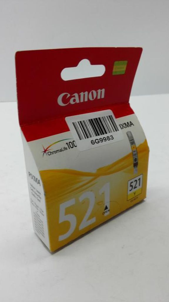 Canon CLI-521Y Tinte Gelb, Gelb, Tinte auf Pigmentbasis, 1 Produktbild 