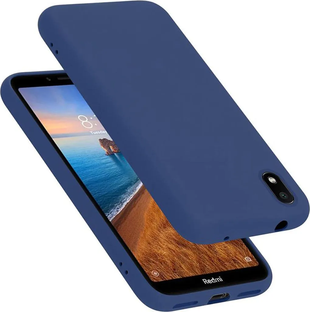 König Design Custodia Full Cover 360° Per Xiaomi Redmi Note 7/Note 7 Pro: Protezione Vetro 9H Antiurto, Nera