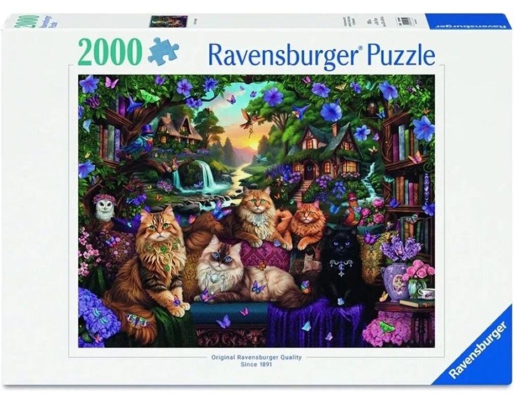 RAVENSBURGER Puzzle "Cuccia per gatti" 2000 pezzi Immagine del prodotto 