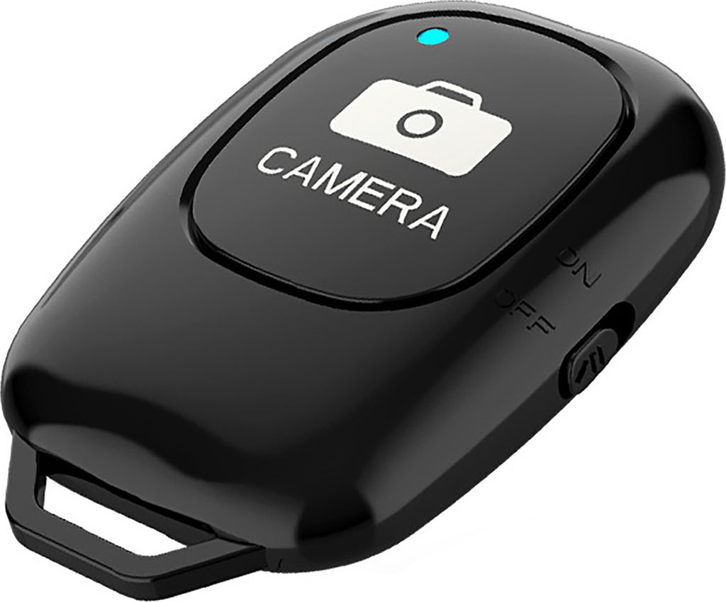 Telefon Fernbediener Bluetooth-kompatibler 5.0 WLAN MINI NICHT DELAYED TREHR-FREI REMOTE STATTER FÜR FOTOS-Schwarz