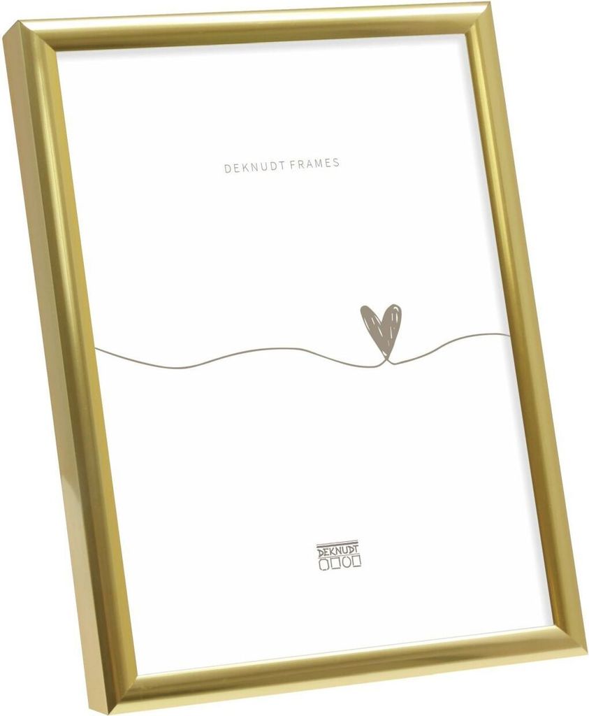 Deknudt Aluminium Bilderrahmen S027 gold 24x30 cm