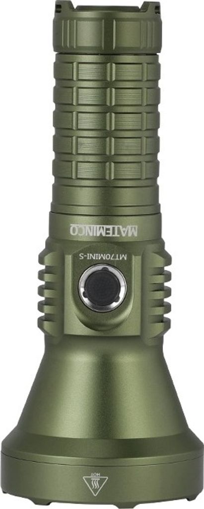 LED 3050LM Taschenlampe 1280M Reichweite, USB-C Aufladbar, 5000mAh Akku, Stufenlose Dimmung - Grün