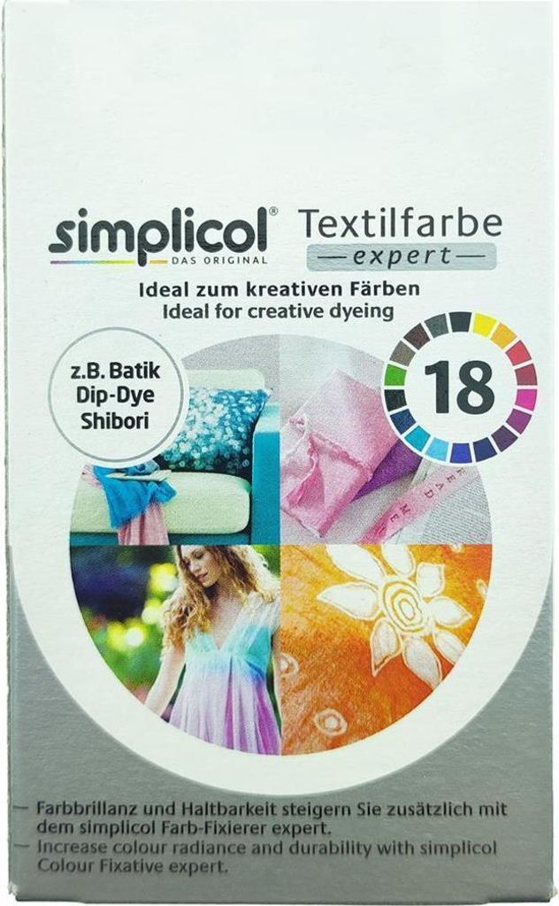 Simplicol Textilfarbe expert Efeu-Grn 150g - Farbe zum