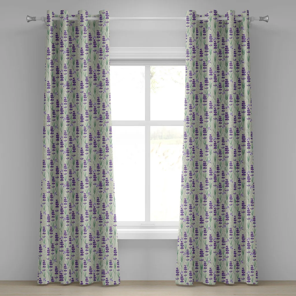 ABAKUHAUS Tenda Lavanda 280x175 cm | Tende Botaniche Shabby Chic