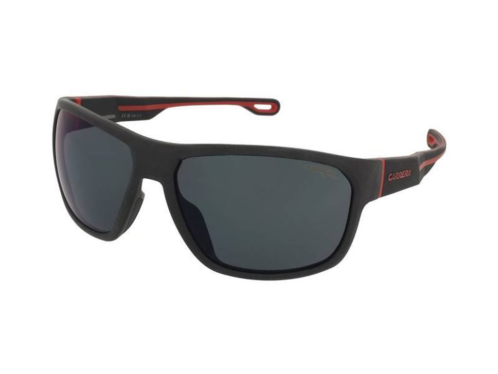 Carrera CARRERA 4018/S MATTE BLACK RED/GREENGREY SP PZ HIGHT 63/16/135 Herrenbrillen Sonnenbrillen