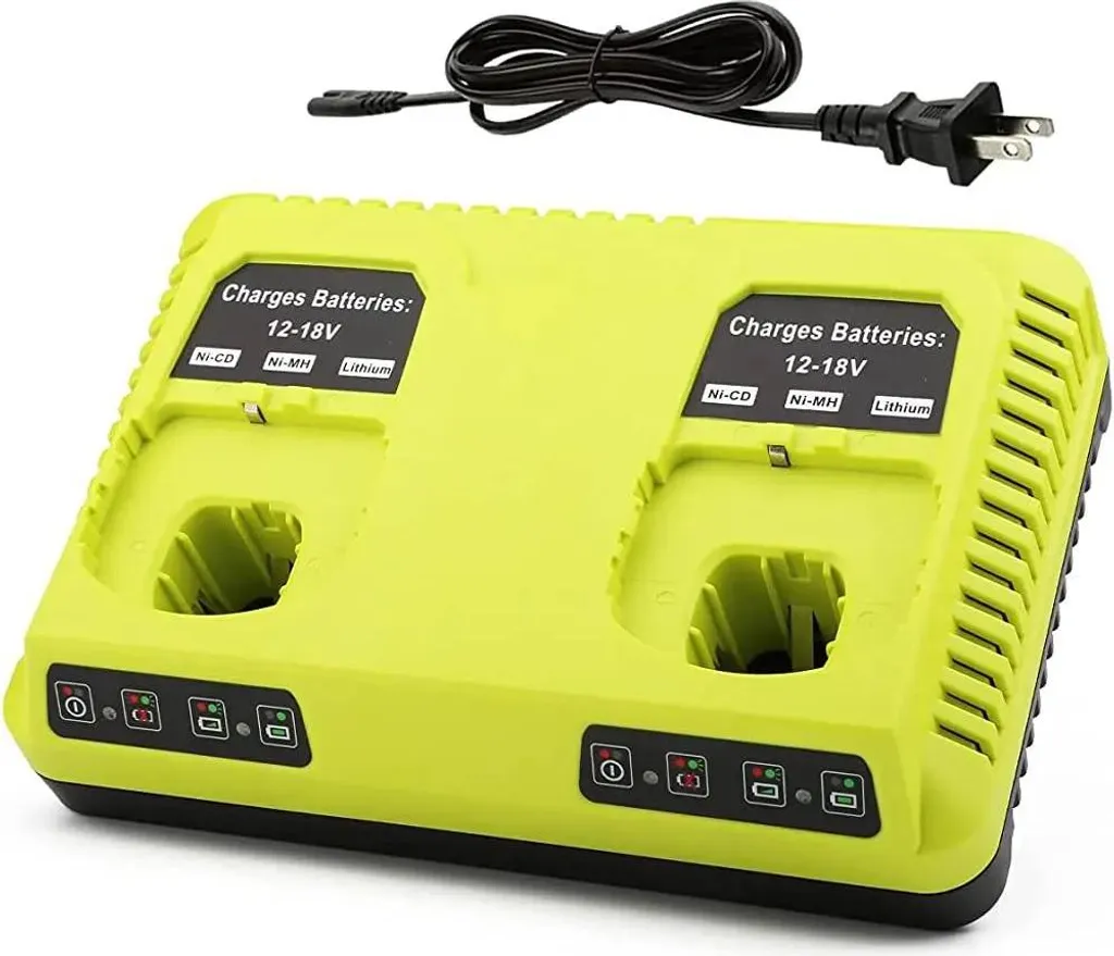 Batterie de rechange 6000mAh et station de charge double pour outillage