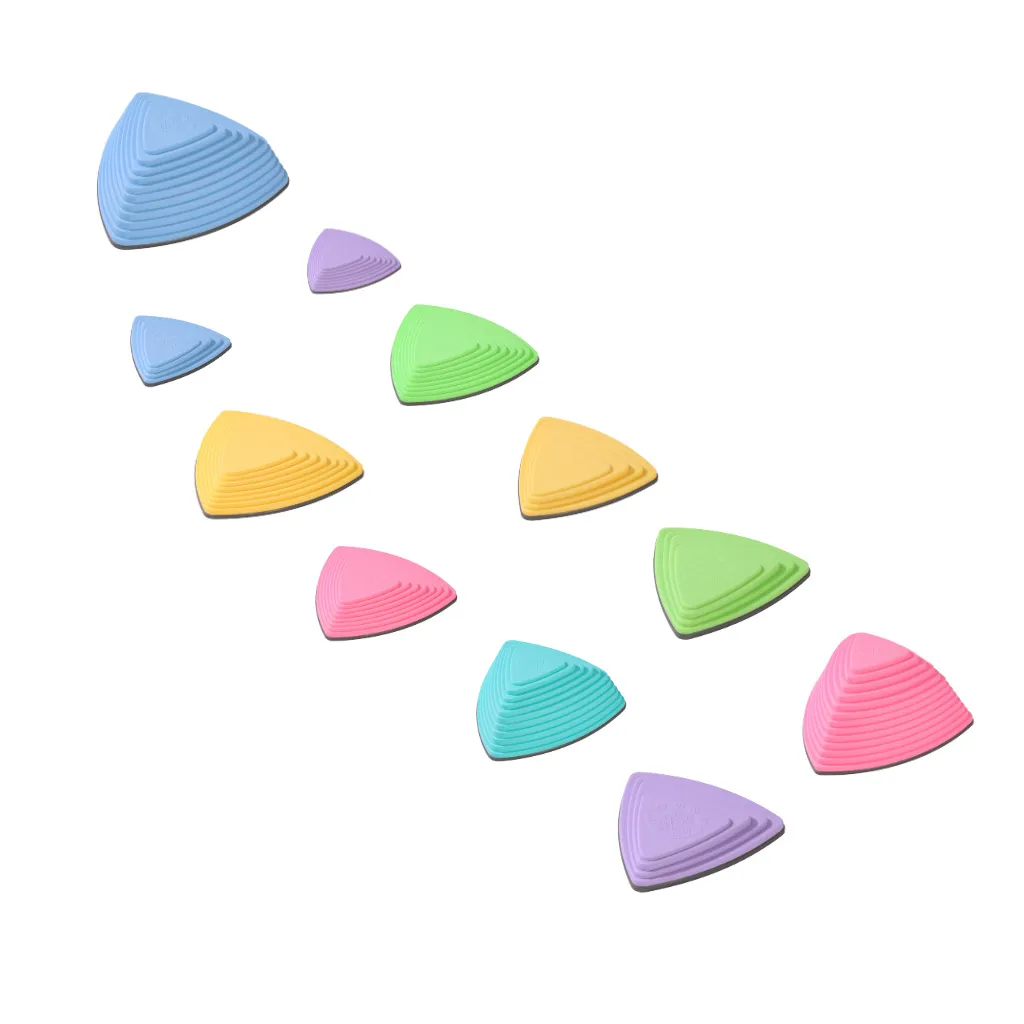 Pierres de rivière Buxibo - Jeu d'équilibre 11 pièces - Montessori Multi