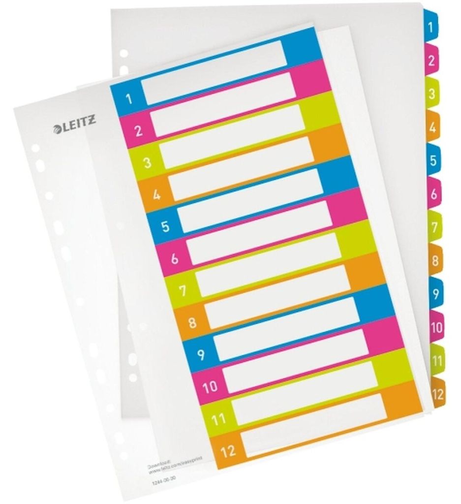 Esselte 1244-00-00, Číselný zápisník, Polypropylén (PP), Obrázok produktu 