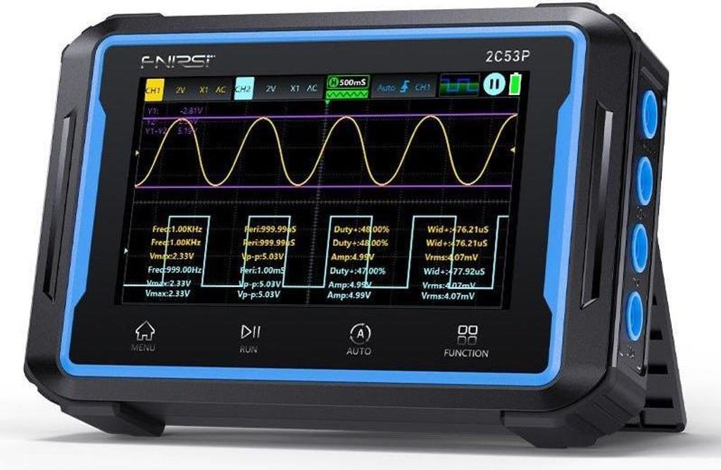 FNIRSI 2C53P 3-in-1 Portables Oszilloskop mit Multimeter Produktbild 