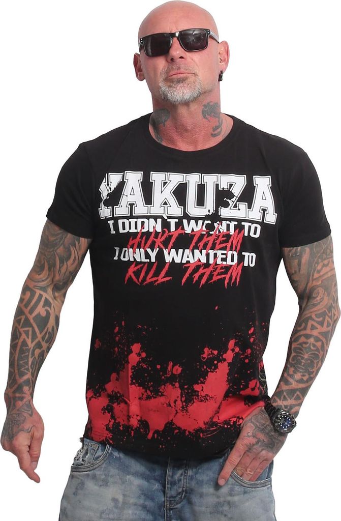 Koszulka męska Yakuza Hurt Regular, czarna, XL Zdjęcie produktu 