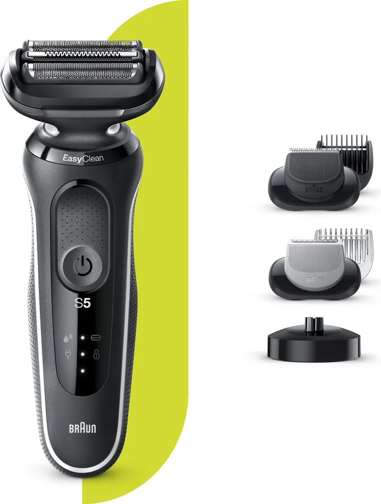 Braun Series 5 50-W4650cs Rasoir sans Fil avec Système EasyClean Bleu Nuit