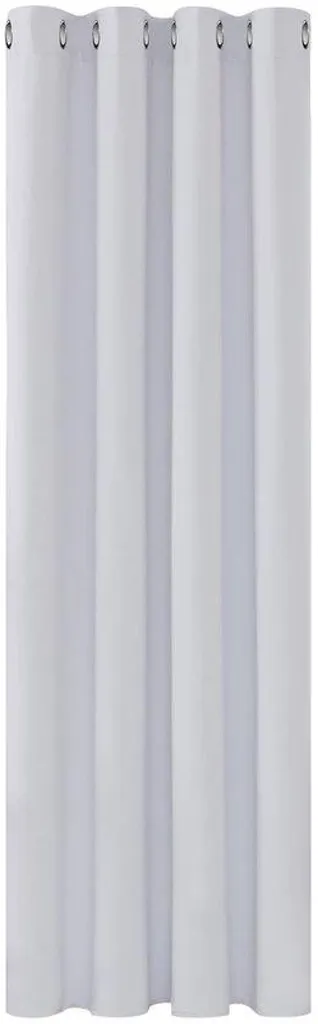 Rideaux thermiques gris-blanc 132 x 160 cm occultants pour fenêtre
