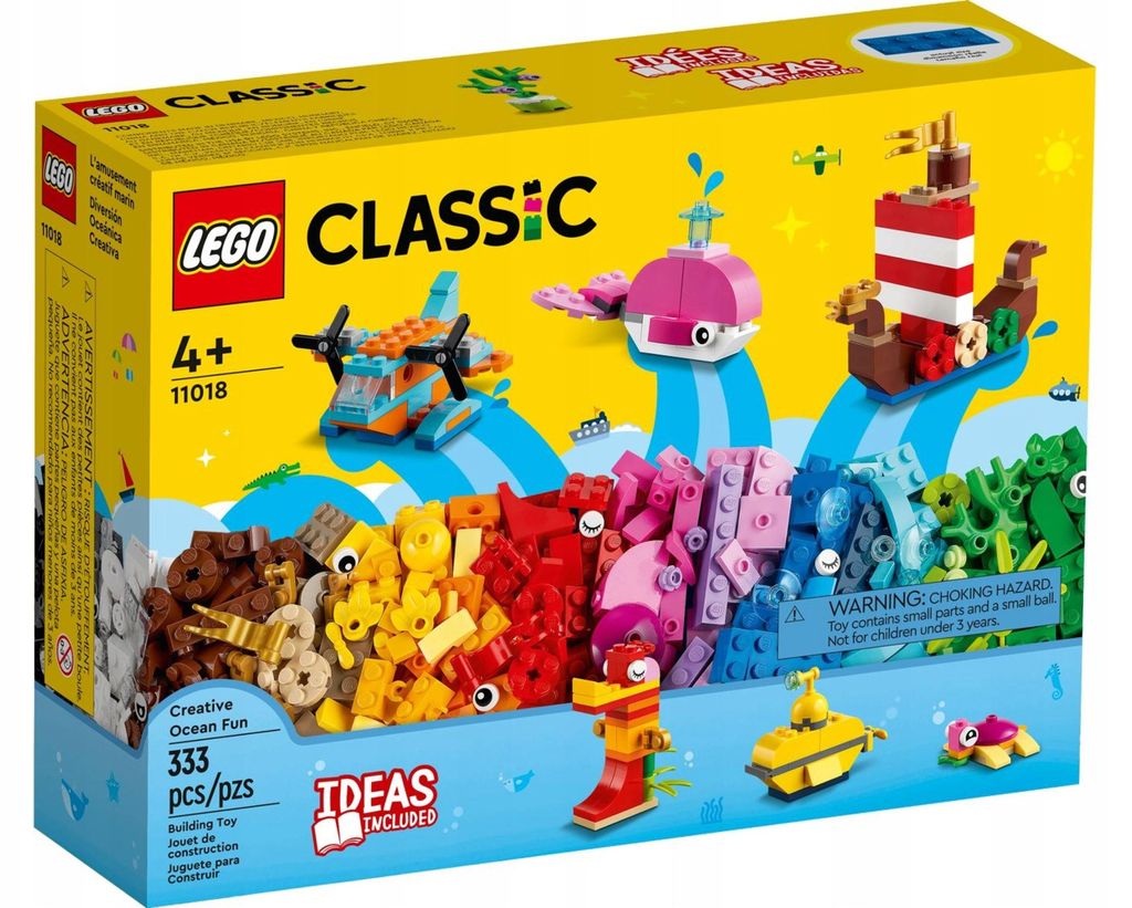 Stavebnica LEGO Classic Kreatívna zábava v oceáne 11018 Obrázok produktu 