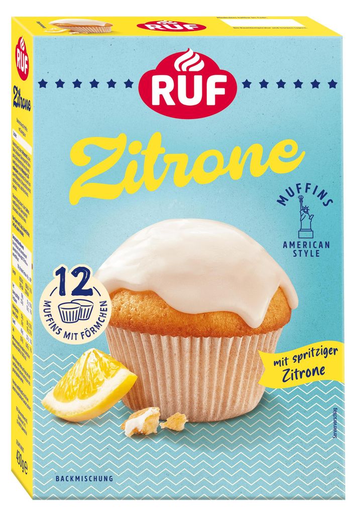 RUF Muffins Zitrone Backmischung Produktbild 