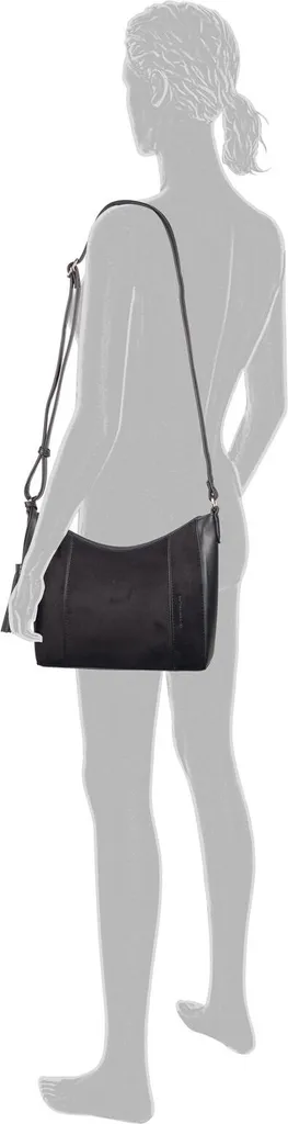 Sac à bandoulière Tom Tailor Pira M anti-affaires perdues noir mat