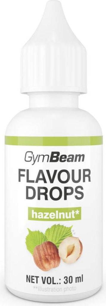 GymBeam - Krople o smaku orzecha laskowego 30 ml Zdjęcie produktu 