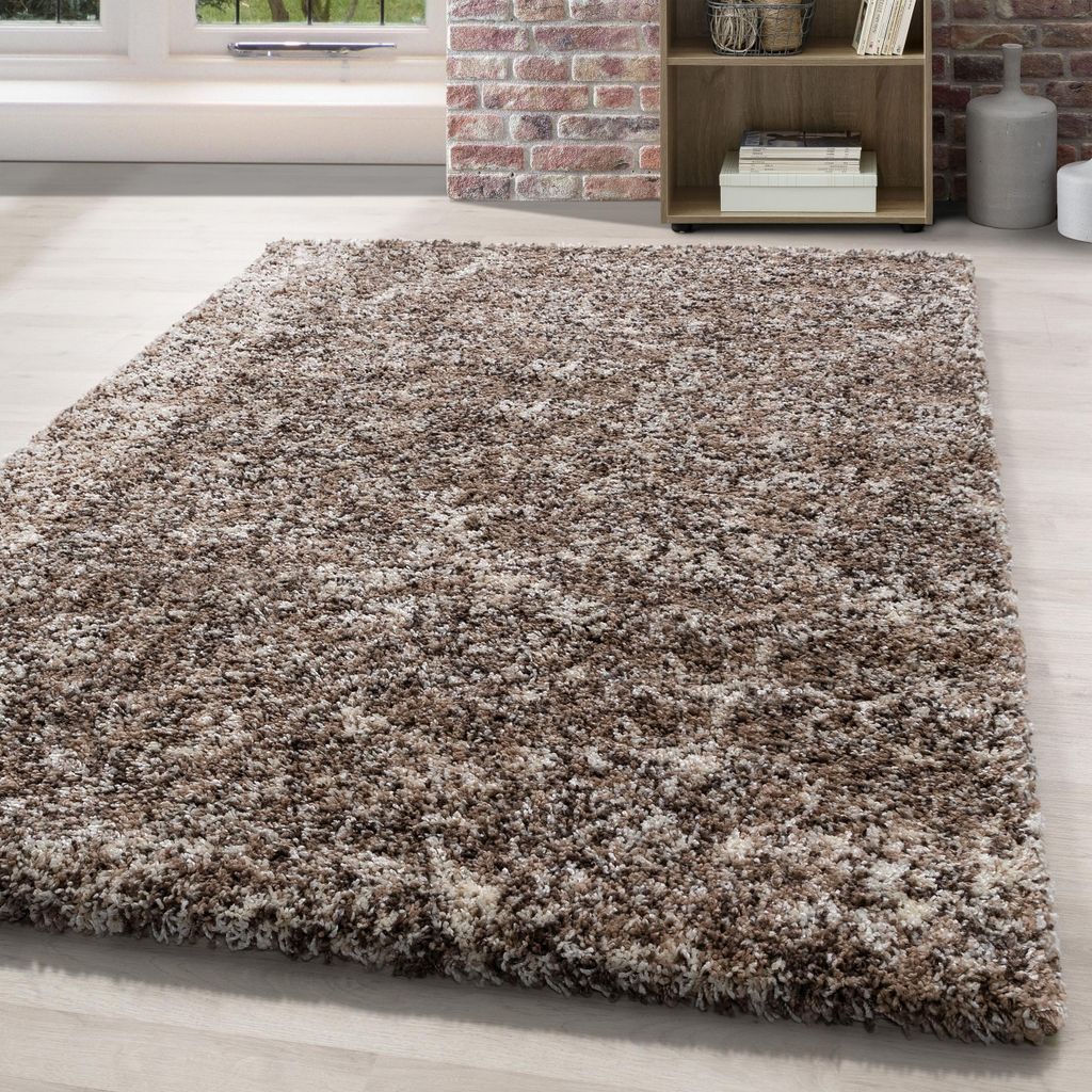 Homebyhome Shaggy Teppich Wohnzimmer Hochflor Teppich Produktbild 
