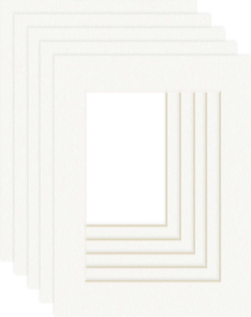 DEHA Design Passepartout (5er SET) 18x24 cm für Bilder im Produktbild 