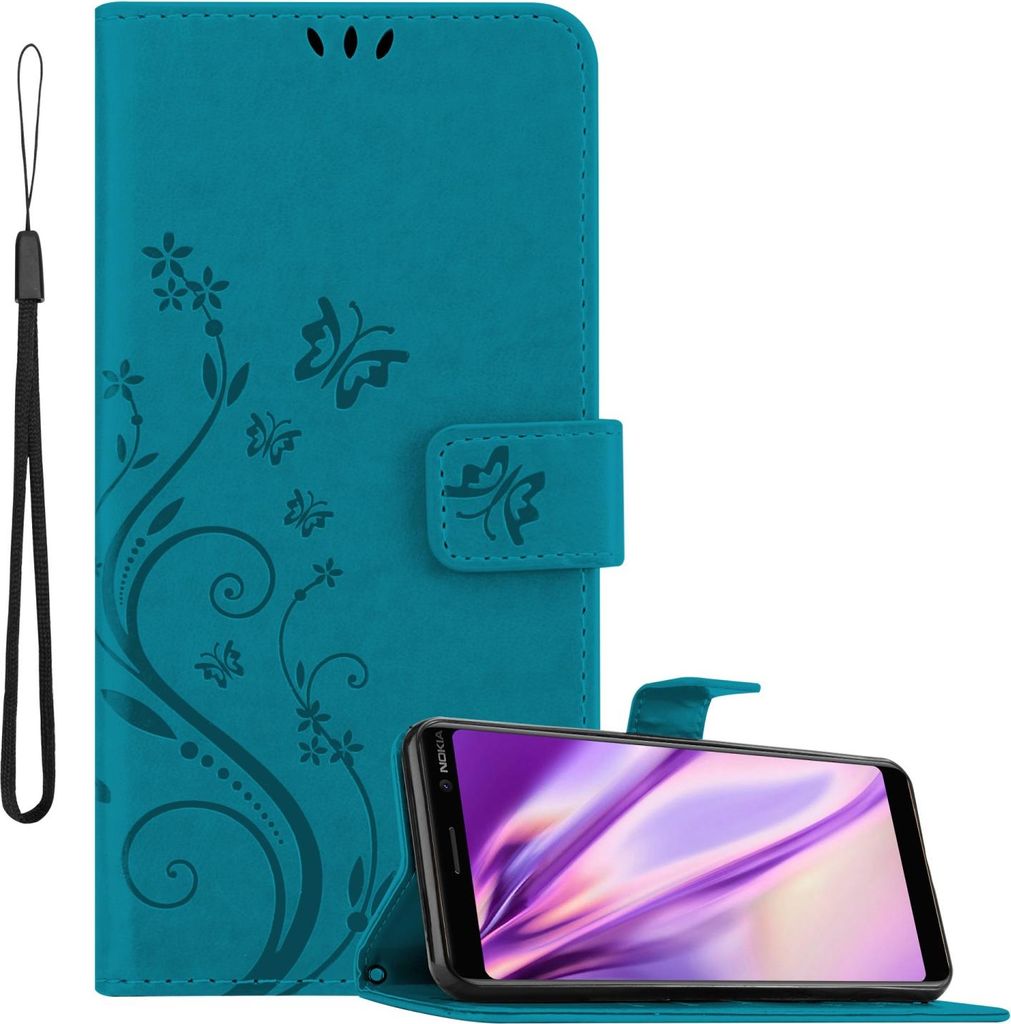 Cadorabo Pouzdro pro Nokia 7 PLUS Ochranný kryt v modré Obrázek produktu 
