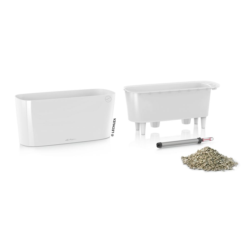 Samozavlažovací truhlík plastový Lechuza Delta 40x15x18 cm Obrázek produktu 