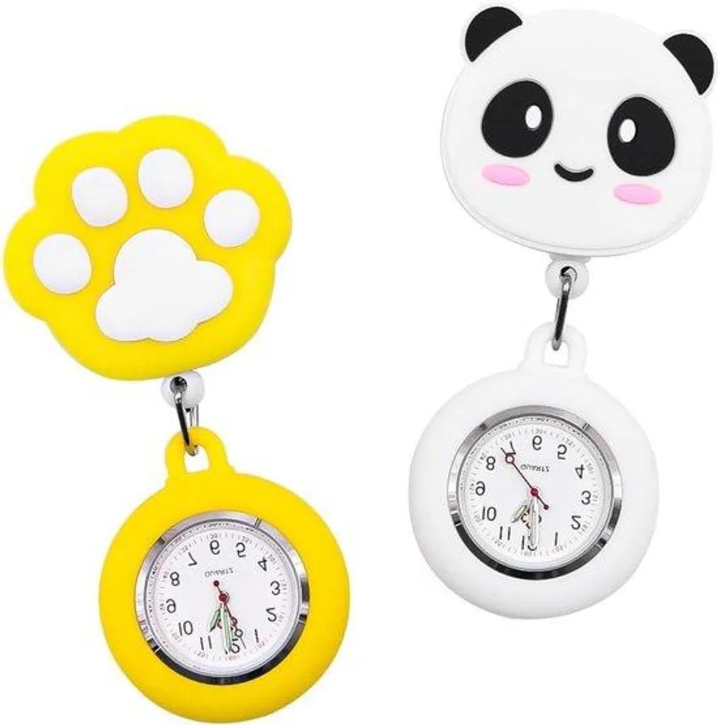 Lot bracelets montre silicone motif chat panda jaune durable et souple