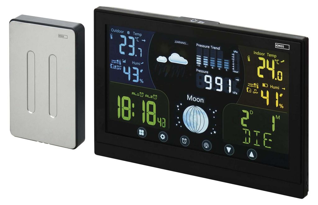 Domácí bezdrátová meteostanice E6018