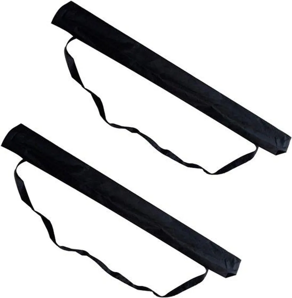 Housse de protection pour parasol lot de 2 pièces - Accessoire jardin noir