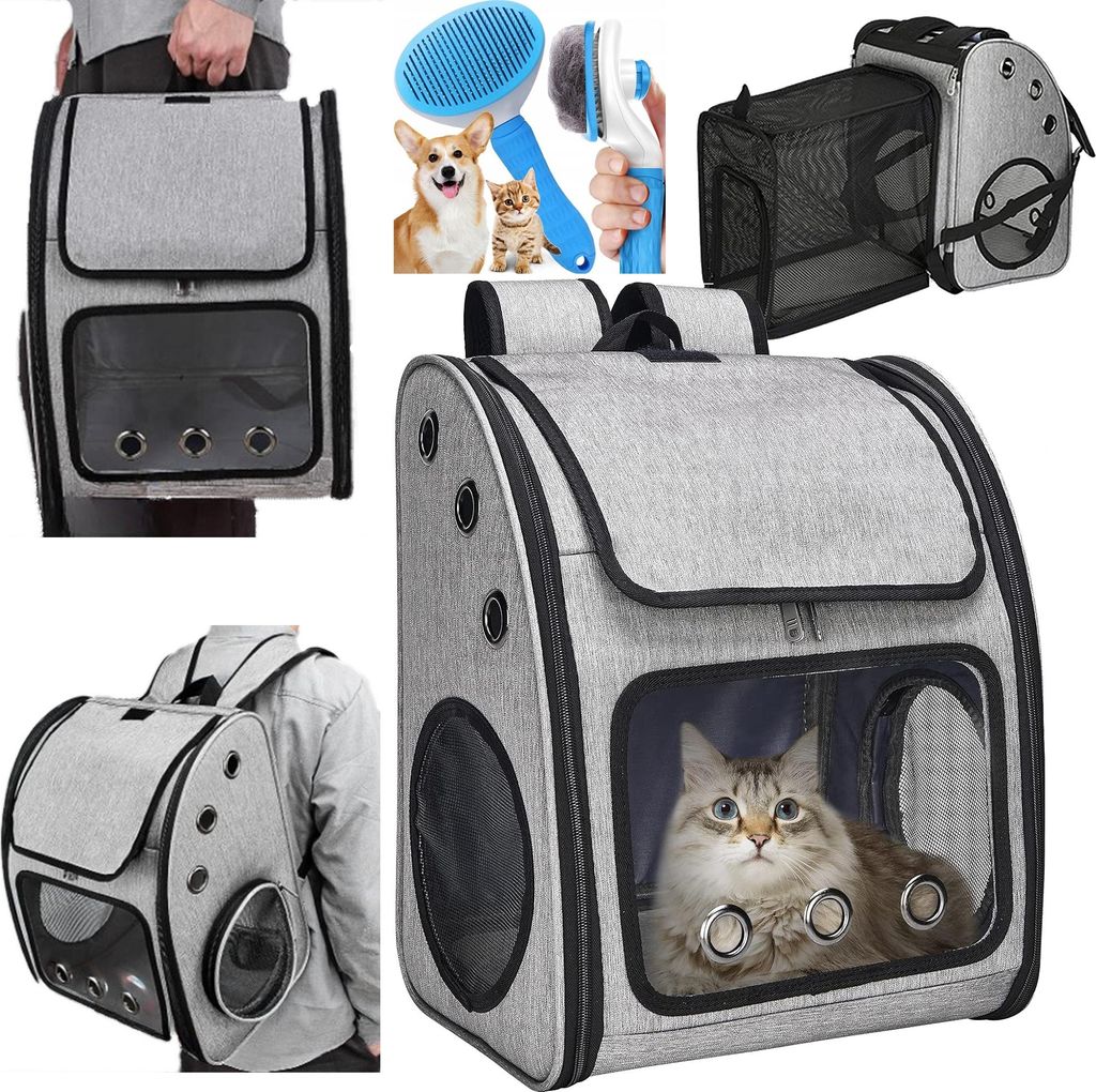 Tragetasche für Katze, Hund, Kaninchen, Rucksack, Tasche, Produktbild 