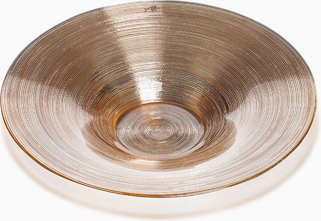 CIRCLE small bowl - kupfer - 27x27x6cm - Glas Produktbild 