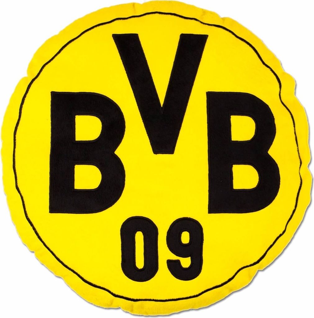 Borussia Dortmund BVB Kissen (rund) Produktbild 