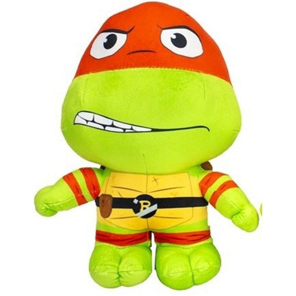 Teenage Mutant Ninja Turtles Raphael Plüschtier 28 cm – offiziell lizenziertes Ninja Turtles Kuscheltier – weiche Plüschfigur Rot für Kinder...