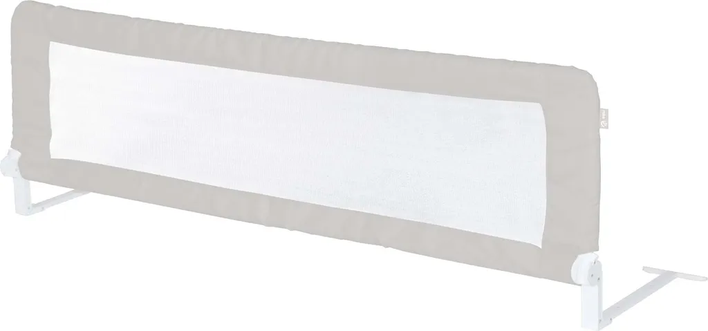 Barrière de lit roba Klipp-Klapp rabattable 150 cm grise pour enfant