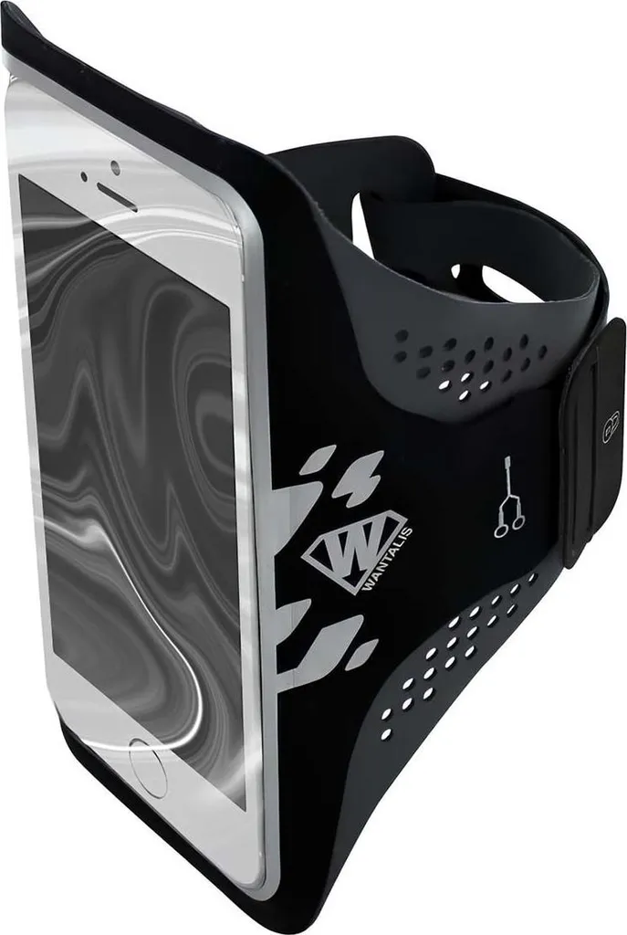 Wantalis Bracciale Sportivo Smartphone L - Spandex Premium Nero