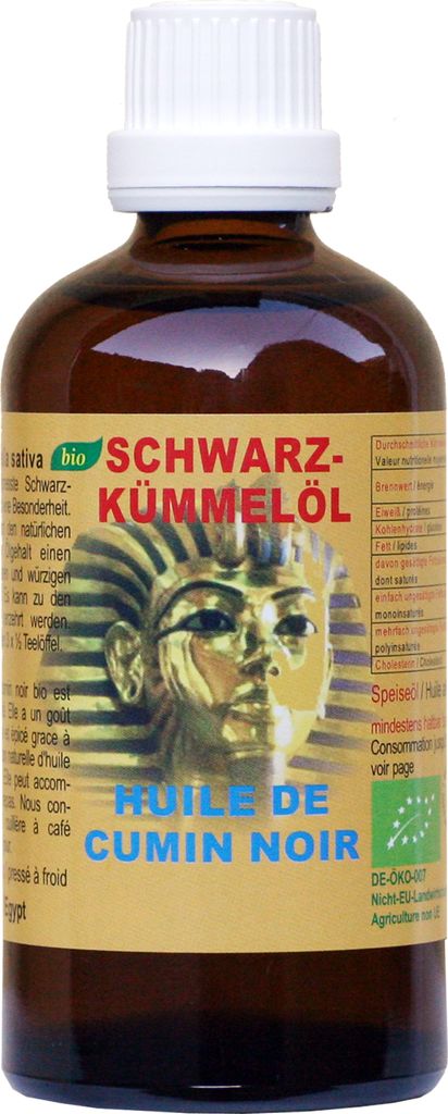 Reines Schwarzkümmelöl kba Nigella sativa aus Ägypten 250ml Produktbild 