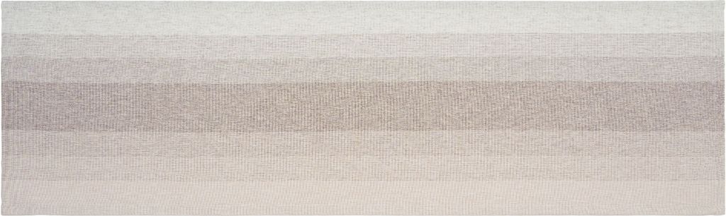 GÖZZE Tischläufer CAPRIO stein LB 140x40 cm grau Tischdecke Tischband