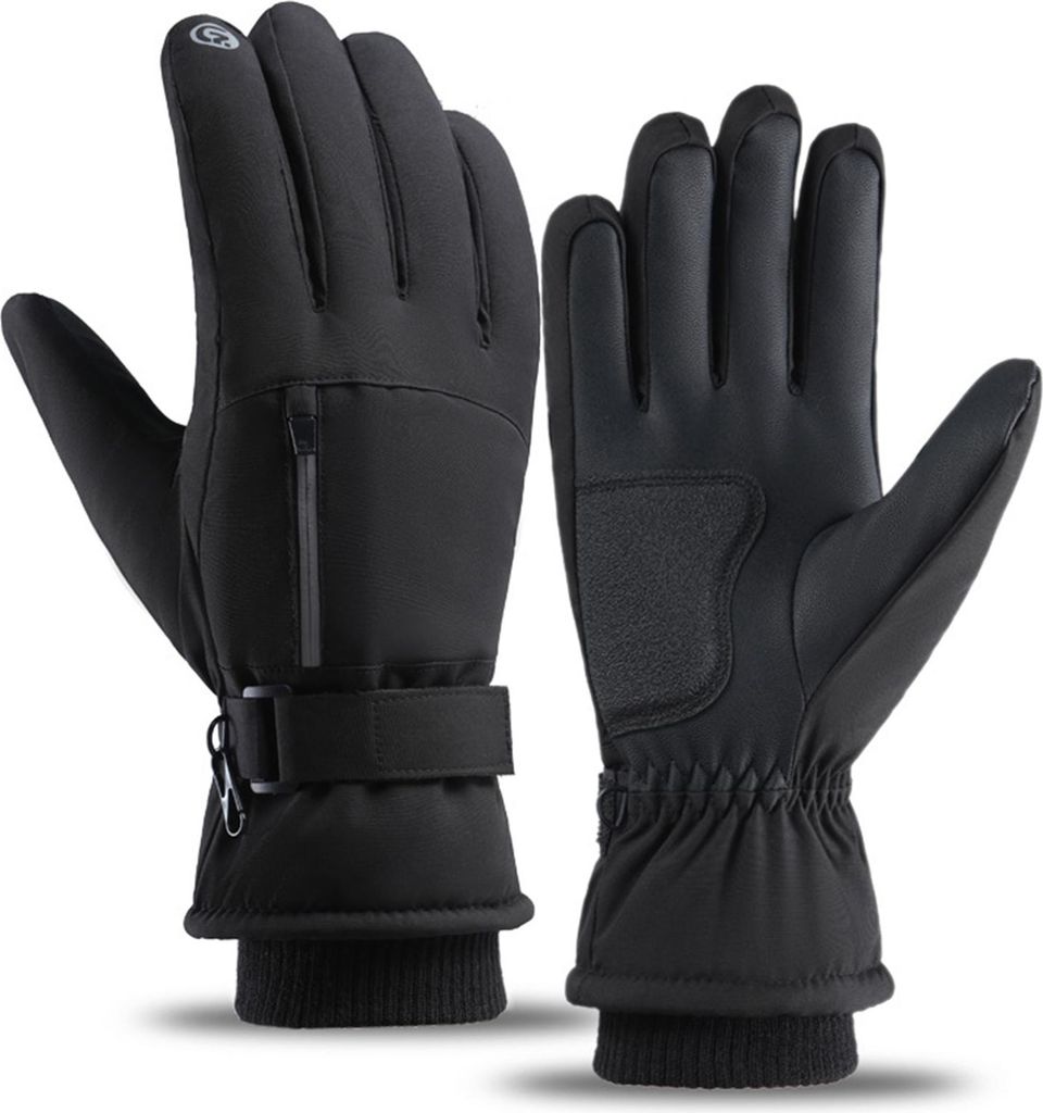 Winter warme wasserdichte Anti-Rutsch-Skihandschuhe Touchscreen Snowboard-Fäustlinge