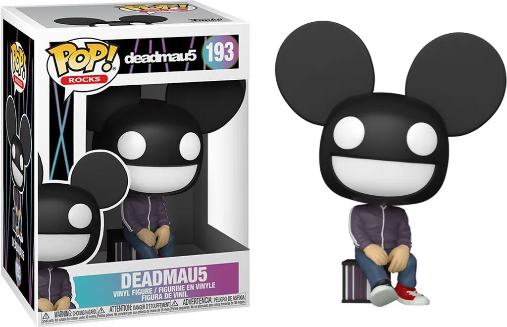 Figurine Vinyle Deadmau5 Funko Pop 193 Objet de Déco pour Fan de DJ
