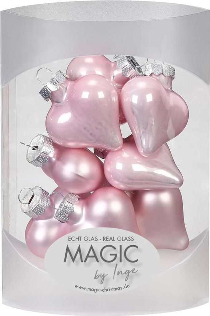Herz 8 Stk 4cm Lovely Magnolia Produktbild 