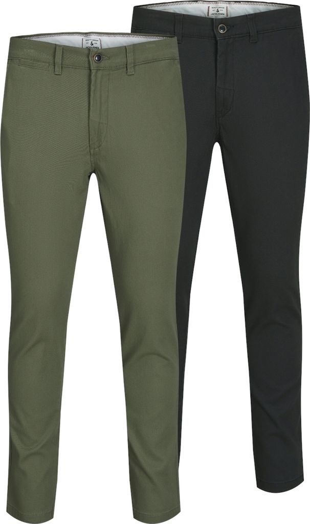 Jack & Jones Hose MARCO DAVE Chino-Hose 2er Pack
