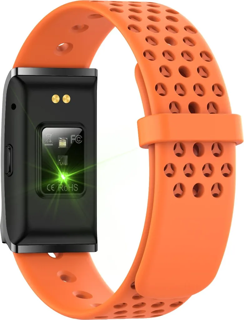 INF Smartwatch G35 Arancione: Monitoraggio Salute 24h e Batteria Lunga Durata